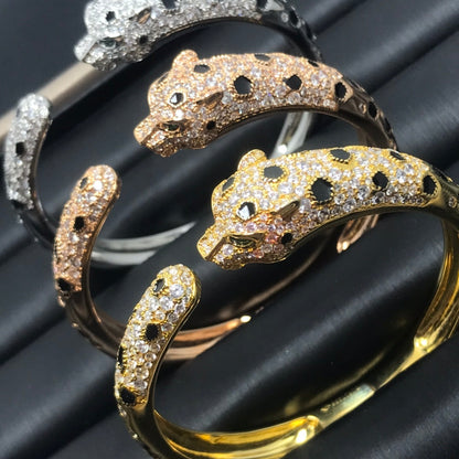 [Clover Jewelry]PANTHERE BIG BRACELET DIAMONDS