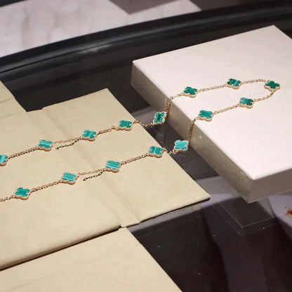 [Clover Jewelry]CLOVER 20 MOTIFS MALACHITE GOLD