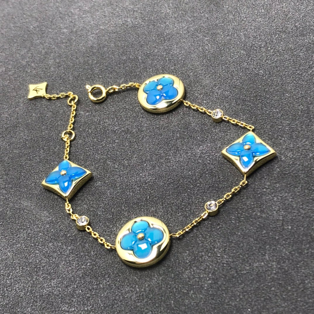 [Clover Jewelry]STAR AND SUN TURQUOISE 4 MOTIFS 3 DIAMONDS