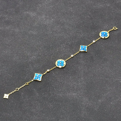 [Clover Jewelry]STAR AND SUN TURQUOISE 4 MOTIFS 3 DIAMONDS