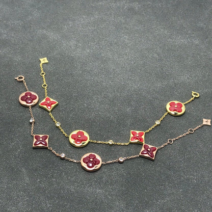 [Clover Jewelry]STAR AND SUN CARNELIAN 4 MOTIFS 3 DIAMONDS