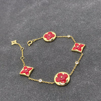 [Clover Jewelry]STAR AND SUN CARNELIAN 4 MOTIFS 3 DIAMONDS