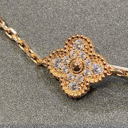 [Clover Jewelry] CLOVER 5 MOTIF FULL DIAMOND BRACELET COLLECTION