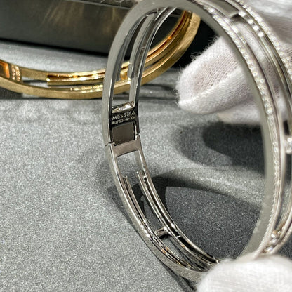 [Clover Jewelry]MOVE 10TH PAVED DIAMOND BRACELET