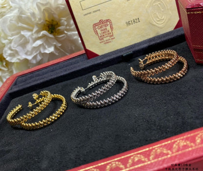 [Clover Jewelry]CLASH LARGE HOOP EARRINGS
