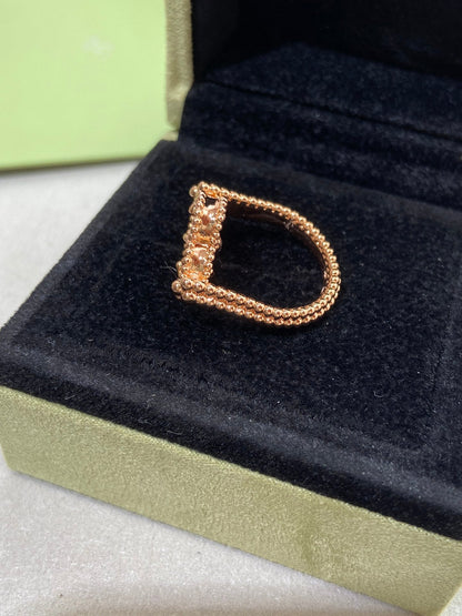 [Clover Jewelry]CLOVER RIVERSIBLE PINK GOLD RING