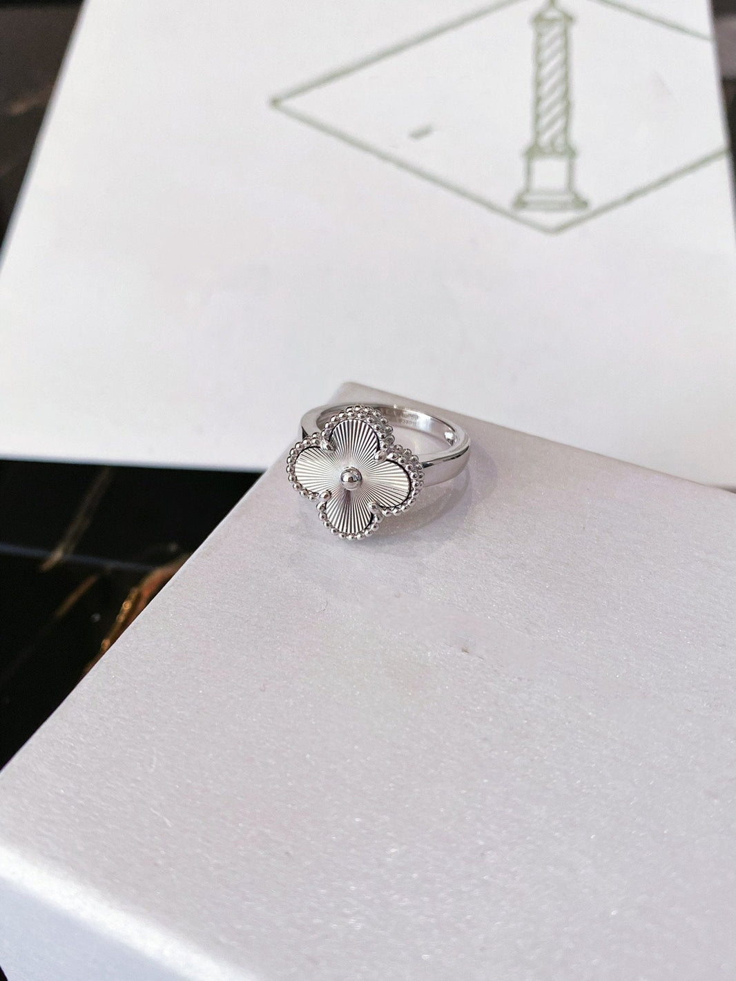 [Clover Jewelry]CLOVER SILVER RING