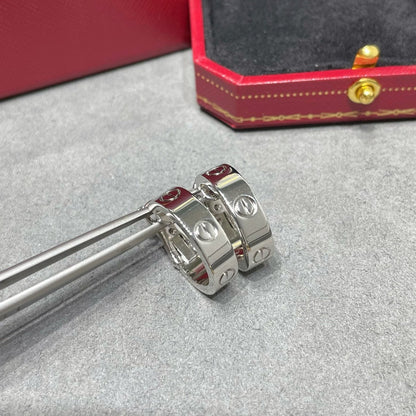 [Clover Jewelry]LOVE 5.5MM EARRINGS