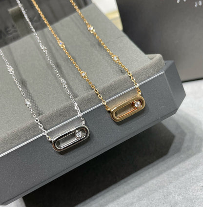 [Clover Jewelry]MOVE UNO DIAMOND NECKLACE