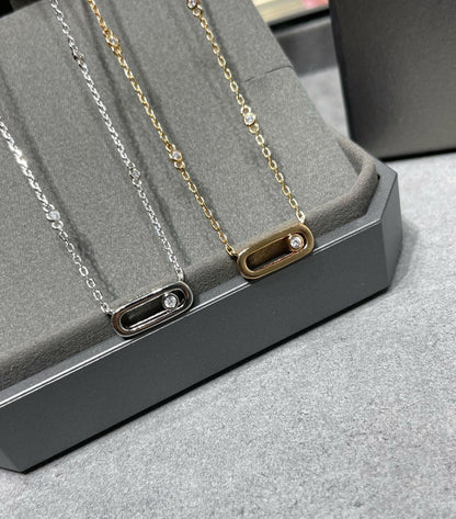 [Clover Jewelry]MOVE UNO DIAMOND NECKLACE