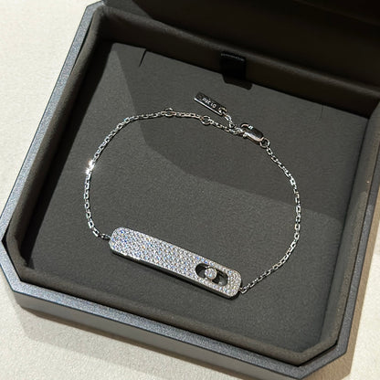 [Clover Jewelry]MOVE CLASSIQUE DIAMOND PAVED BRACELET