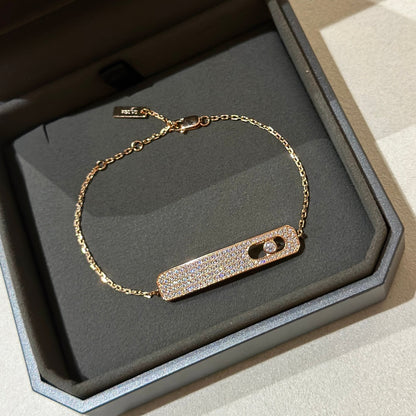 [Clover Jewelry]MOVE CLASSIQUE DIAMOND PAVED BRACELET