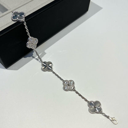 [Clover Jewelry] CLOVER 5 MOTIF LASER BRACELET COLLECTION