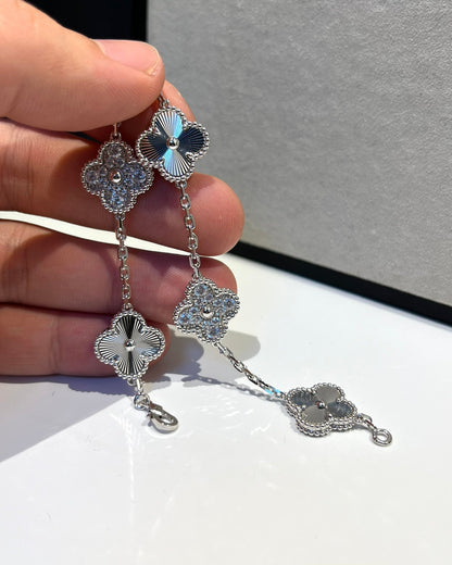[Clover Jewelry] CLOVER 5 MOTIF LASER BRACELET COLLECTION