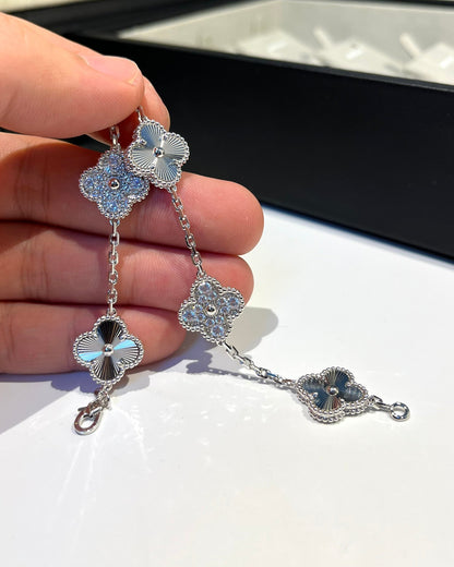 [Clover Jewelry] CLOVER 5 MOTIF LASER BRACELET COLLECTION