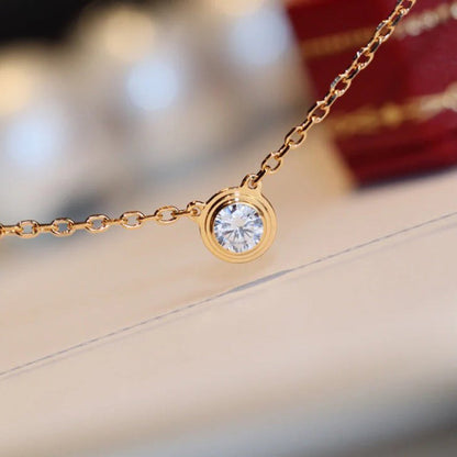 [Clover Jewelry]DAMOUR DIAMOND NECKLACE