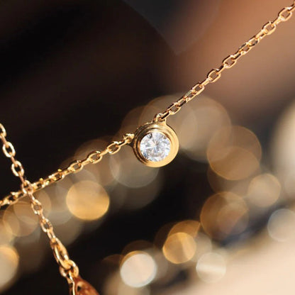 [Clover Jewelry]DAMOUR DIAMOND NECKLACE