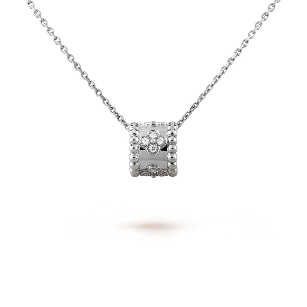 [Clover Jewelry]PERLEE PEDANT SIVLER DIAMOND NECKLACE