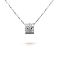 [Clover Jewelry]PERLEE PEDANT SIVLER DIAMOND NECKLACE