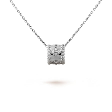[Clover Jewelry]PERLEE PEDANT SIVLER DIAMOND NECKLACE