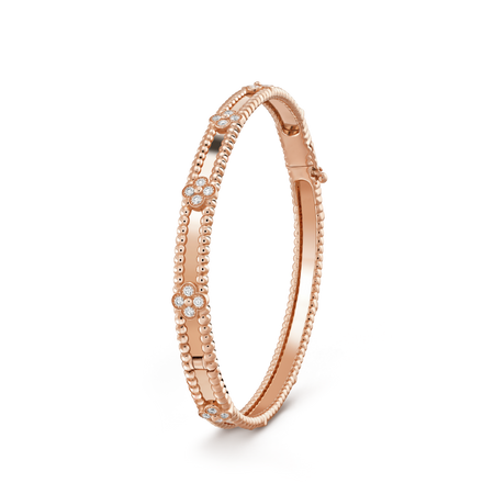 [Clover Jewelry]CLOVER BRACELET 4MM DIAMONDS
