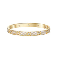 [Clover Jewelry]LOVE BRACELET 6.1MM DIAMOND-PAVED 10 BIG DIAMONDS