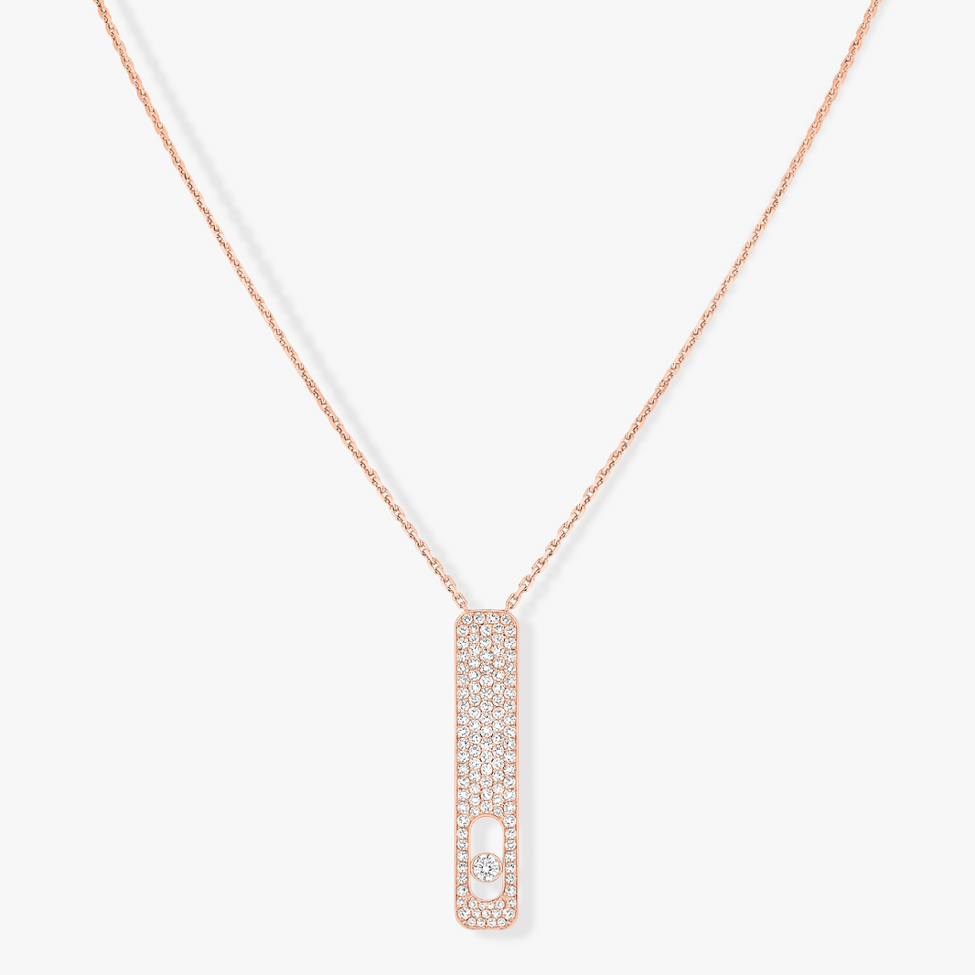[Clover Jewelry]MY FIRST DIAMOND PAVED NECKLACE