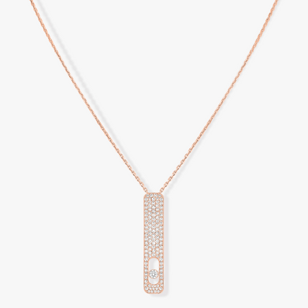 [Clover Jewelry]MY FIRST DIAMOND PAVED NECKLACE