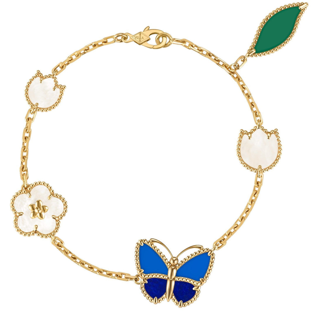 [Clover Jewelry]LUCKY SPRING BUTTERFLY 5 MOTIF BRACELET