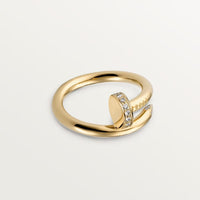 [Clover Jewelry]JUSTE RING 2.6MM HALF DIAMOND