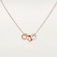 [Clover Jewelry]LOVE 6 DIAMOND PENDANT NECKLACE