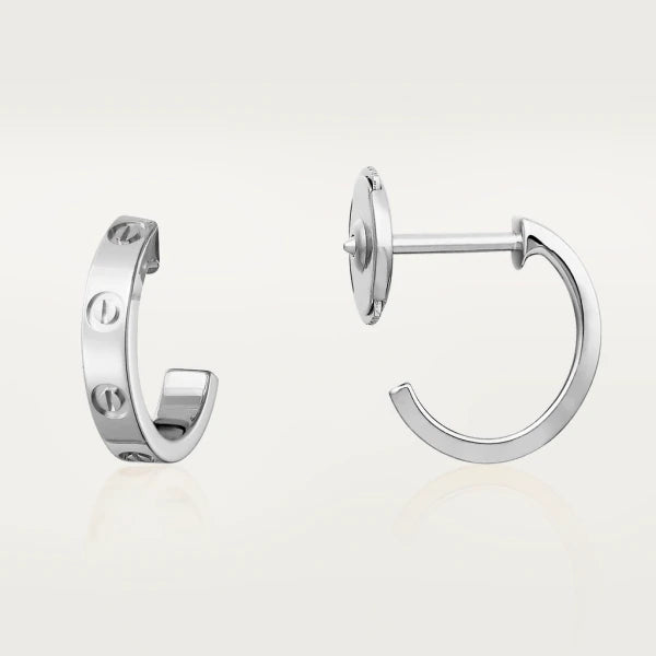 [Clover Jewelry]LOVE EARRINGS 2.65MM SILVER