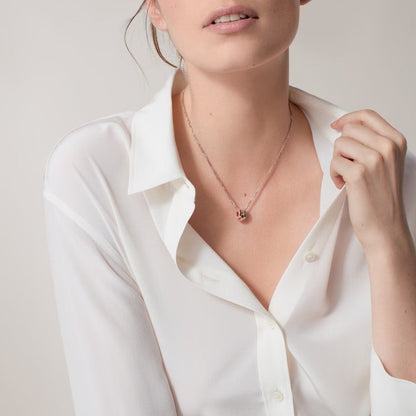 [Clover Jewelry]LOVE 6 DIAMOND PENDANT NECKLACE