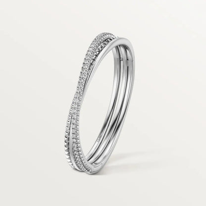 [Clover Jewelry]ETINCELLE HALF-PAVED DIAMOND BRACELET