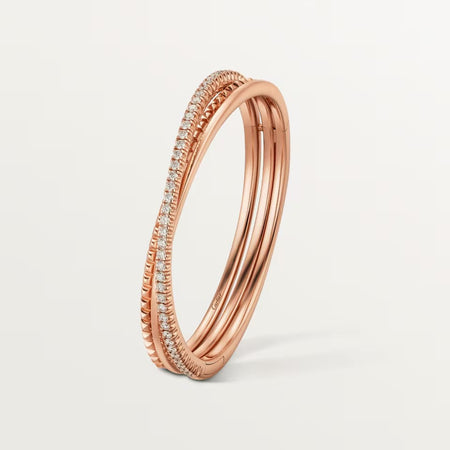 [Clover Jewelry]ETINCELLE HALF-PAVED DIAMOND BRACELET