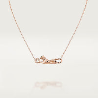 [Clover Jewelry]PANTHERE FULL DIAMOND NECKLACE