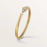 [Clover Jewelry]PANTHERE HALF DIAMOND OPEN BRACELET