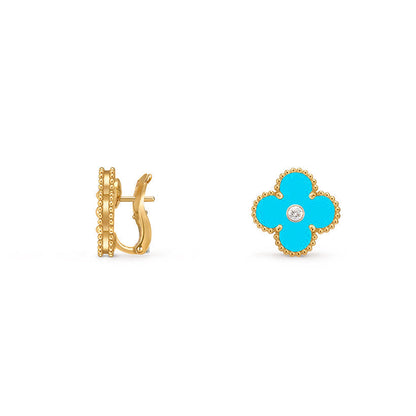 [Clover Jewelry] CLOVER 15MM MOP DIAMOND EARRINGS COLLECTION