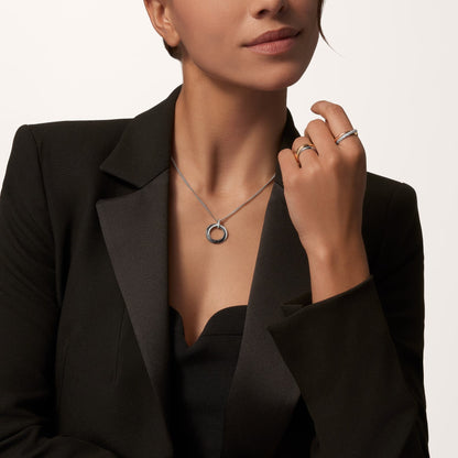 [Clover Jewelry]TRINITY CERAMIC NECKLACE