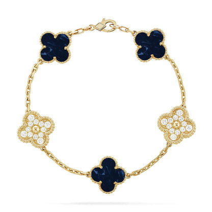 [Clover Jewelry]CLOVER 5 MOTIF PIETERSITE BRACELET COLLECTION