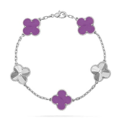 [Clover Jewelry] CLOVER 5 MOTIF VIOLET BRACELET COLLECTION