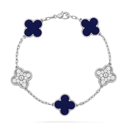 [Clover Jewelry]CLOVER 5 MOTIF LAPIS LAZULI BRACELET COLLECTION
