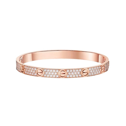 [Clover Jewelry]LOVE BRACELET 6.1MM DIAMOND-PAVED