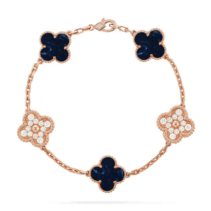 [Clover Jewelry]CLOVER 5 MOTIF PIETERSITE BRACELET COLLECTION