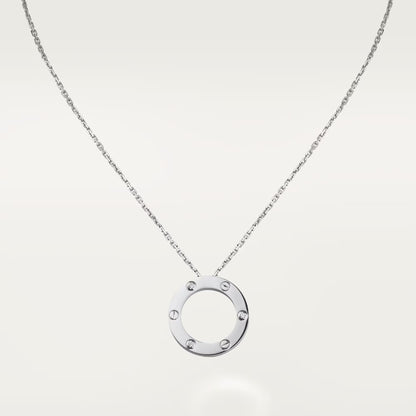 [Clover Jewelry]LOVE NECKLACE 16MM 3 DIAMONDS