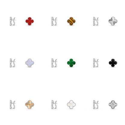 [Clover Jewelry]CLOVER SILVER 15MM MOP EARRINGS COLLECTION