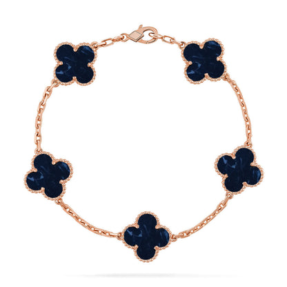 [Clover Jewelry]CLOVER 5 MOTIF PIETERSITE BRACELET COLLECTION