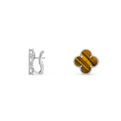 [Clover Jewelry]CLOVER SILVER 15MM MOP EARRINGS COLLECTION