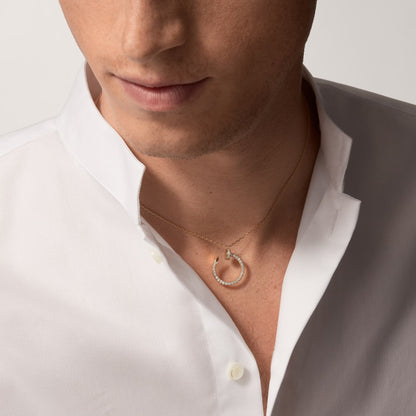 [Clover Jewelry]JUSTE NECKLACE FULL DIAMOND