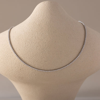 Diamond Tennis Choker Necklace
